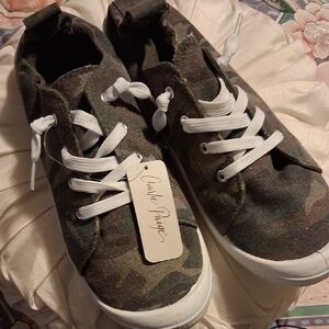 Charlie Paige Camouflage Sneakers